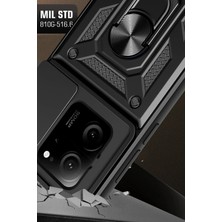 Belirtilmemiş Mi 13T Kılıf Pars Lens Yüzüklü Silikon - Yeşil