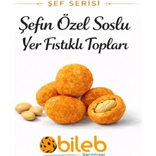 Bileb Şefin Özel Soslu Yer  Fıstıklı  Topları