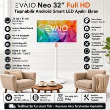 EVAİO Evaio Neo Full Hd 32" 82 Ekran Android Smart Taşınabilir LED Tv