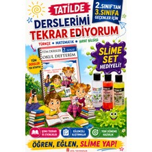 Ata Yayıncılık 2. Sınıf Tatilde Derslerimi Tekrar Ediyorum Slime Set Hediyeli Konu Özetli Soru Bankası