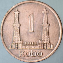 Banknoting Nijerya 1 Kobo 1974.