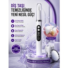 Deanb Diş Eti Sensörlü 500MAH Şarjlı 5 Modlu Ultrasonik Akıllı Diş Taşı Plak Temizleme Cihazı