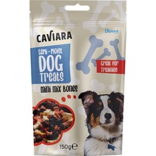 Caviara Semi-Moist Mini Mix Bones 150 gr