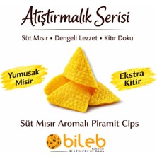 Bileb Atıştırmalık Serisi Süt Mısır Aromalı  Pramit Cips