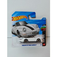 Hot Wheels Drop Tops Serisi - Porsche 911 Turbo Cabrıolet Model Araba (Koruma Kabı Ile Birlikte)