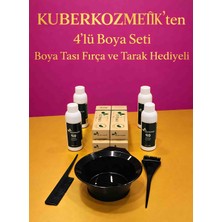 Biomagic 11.00 Fildişi Organik Içerikli Amonyaksız Kalıcı Kokusuz Saç Boyası 4boya 4oksidan Boya Fırçası Boya Tarağı ve Boya Tası Hediyeli