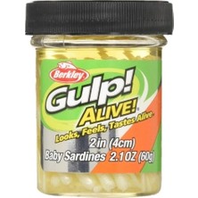Berkley Gulp! Alive!® Baby Sardine - Pearl White