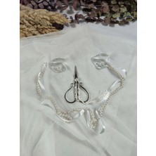 Froyi Söz Tepsisi-Makas-Aksesuar-Inci-Detay-Kurdeleli