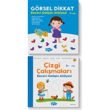 3 Yaş Görsel Dikkat ve Çizgi Çalışmaları Beceri Gelişim Atölyesi Seti 2 Kitap Okul Öncesi Eğitim