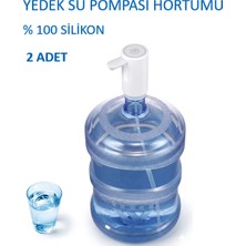 Su Pompası, Damacana Uyumlu Silikon Hortumu-Boy 65 cm / Ölçü 6*8 mm