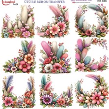 İstanbul Hobi Ütü ile Rub On Transfer Kağıdı 30X30CM RB-866