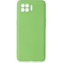 Belirtilmemiş Reno 4 Lite Kılıf First Silikon - Yeşil