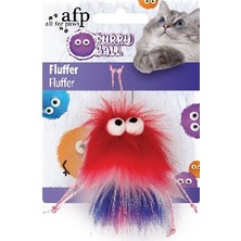 Hcctrend Afp Furry Ball - Tüylü Renkli Fare Oyuncak Kırmızı