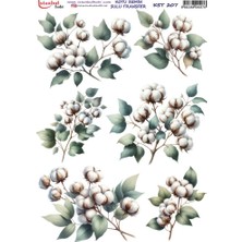 Ehobici Koyu Zemin Sulu Transfer Kağıdı 25X35CM KST-207