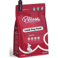 Petissimo Gourmet Gerçek Kuzu Etli ve Pirinçli Premium Yetişkin Köpek Maması 2,5 kg - Düşük Tahıllı