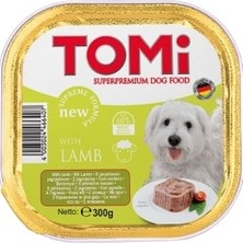Hcctrend Tomi Köpek Kuzu Etli Pate Alüminyum Yaş Mama 300 gr (Pate) x 3 Adet