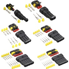 İTHAL Super Seal Konnektör Full Set - Erkek/dişi (1-2-3-4-5-6 Pin)