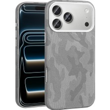 Voyo iPhone 17 Pro Uyumlu Kılıf Mg-Safe Şarj Özellikli Kamuflaj Tasarımlı Sert Pc Kamera Korumalı Kapak