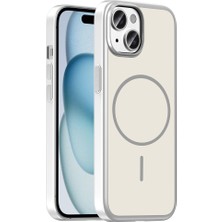 Voyo iPhone 15 Uyumlu Kılıf M-Safe Destekli Kontrast Renk Detaylı Premium Koruyucu Sert Kapak
