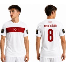 Sonvadi Arda Güler Türkiye Milli Takım 2026 Fıfa World Cub  Beyaz Yetişkin Forma Unıseks