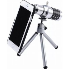 Belirtilmemiş Iphone 5 5s - Iphone 4 4s Için Alüminyum 14X Optik Zoom Yakından Görüntü Çekme Dürbün