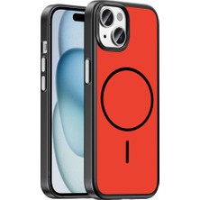 Voyo iPhone 15 Uyumlu Kılıf M-Safe Destekli Kontrast Renk Detaylı Premium Koruyucu Sert Kapak