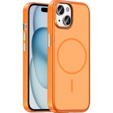 Voyo iPhone 15 Uyumlu Kılıf M-Safe Destekli Kontrast Renk Detaylı Premium Koruyucu Sert Kapak