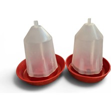 Civciv Suluk 750 Ml + Civciv Yemlik 750 Gr Kuş Bıldırcın Tavuk Suluk Yemlik