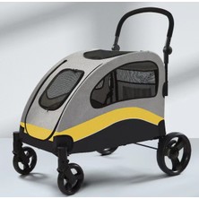 Hcctrend Tommy Evcil Hayvan Arabası Sarı 90*73*108CM Max 60KG