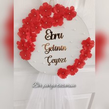 Bir Parça Tasarım Çeyiz,kına Kapı Süsü(Tül Dahil Değil)