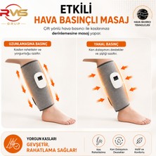 Rms Grup Hava Basınçlı Baldır Masaj Cihazı Şarjlı Kablosuz 6 Kademeli Yoğunluklu Bacak Rahatlatıcı