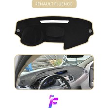 E-BİZ Renault Fluence Araca Özel Torpido Örtüsü | Ön Göğüs Kılıfı | Tam Koruma | Oto Aksesuar | A31