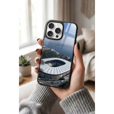 Snacase Apple iPhone 15 Pro Max Uyumlu Stadyum Tasarımlı Parlak Premium Kılıf