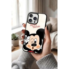 Snacase Apple iPhone 15 Pro Uyumlu Mickey Mouse Tasarımlı Glossy Premium Kılıf