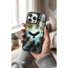 Snacase Apple iPhone 16 Pro Max Uyumlu Kartal Uçuşu Tasarımlı Parlak Premium Kılıf