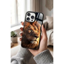 Snacase Apple iPhone 15 Pro Uyumlu Aslan Tasarımlı Glossy Premium Kılıf