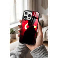 Snacase Apple iPhone 15 Pro Uyumlu Atatürk Siluet Tasarımlı Glossy Premium Kılıf