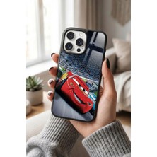 Snacase Apple iPhone 15 Pro Uyumlu Mcqueen Tasarımlı Parlak Premium Kılıf