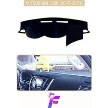 E-BİZ Mıtsubıshı L200 (2015-2021) Araca Özel Torpido Örtüsü | Kolay Montaj | Güneşten Korur | Koruma | H37