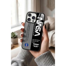 Snacase Apple iPhone 16 Pro Max Uyumlu Nasa Logosu Tasarımlı Parlak Premium Kılıf