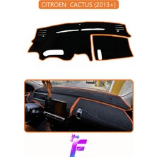 E-BİZ Cıtroen Cactus (2013+) Uyumlu Torpido Örtüsü | Hızlı  Montaj | Kaymaz Tasarım | Tam Uyum | D82