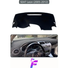 E-BİZ Seat Leon (2005-2012) Uyumlu Torpido Örtüsü | Yansıma Önleyici | Tam Koruma | Hızlı Montaj | K20
