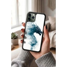 Snacase Apple iPhone 11 Pro Max Uyumlu Ejderha Tasarımlı Glossy Premium Kılıf