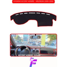 E-BİZ Hyundai Accent Admire/milenium (2000-2006) Torpido Örtüsü | Güneşten, Isıdan, Çatlamadan Korur | F93