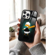 Snacase Apple iPhone 13 Pro Uyumlu Kızgın Ördek Tasarımlı Parlak Premium Kılıf