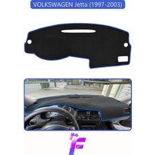 E-BİZ Volkswagen Jetta (1997-2003) Uyumlu Torpido Örtüsü | Yansıma Önleyici | Koruma | Hızlı Montaj | K89