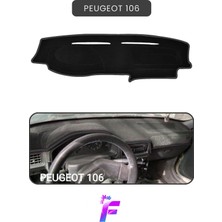 E-BİZ Peugeot 106 Uyumlu Torpido Örtüsü | Güneşten Korur | Kolay Montaj | Tam Uyum | Oto Aksesuar | T72