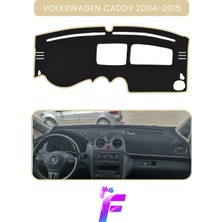 E-BİZ Volkswagen Caddy (2004-2015) Araca Özel Torpido Örtüsü | Ön Göğüs Kılıfı | Tam Koruma |B73