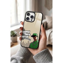 Snacase Apple iPhone 15 Pro Uyumlu Grand Theft Auto Tasarımlı Parlak Premium Kılıf