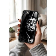 Snacase Apple iPhone 7/8/se Uyumlu Al Pacino Tasarımlı Parlak Premium Kılıf
